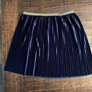Girls/Tween/ Teen Blue Velvet Skirt
